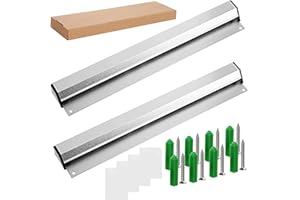 ODOOKON 2 pièces Porte Bons de Commande à Billes en Alliage d'Aluminium Antirouille Support Bon de Commande Restaurant Installation Murale 30 cm pour Reçus, Chèques, Tab Grabber