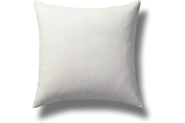 GEMITEX Kuddfyllning, 45 x 45 cm, mjuk och fluffig, perfekt för soffa, sovrum, yttertyg av polypropen, insida med polyesterknut, tillverkad i Italien