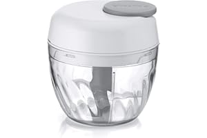 Guzzini - Kitchen Active Design, Chop&Store, Tritaverdure Manuale - Bianco, Ø 11,5 x h11 cm, 360 CC - 17060011