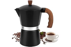 Zankeox Stovetop Coffee Maker, 3-6 Cup(300ML) Aluminium Italian Espresso Maker, Stove Top Coffee Maker,Stovetop Coffee Makers With Heat-Resistant Handle,Espresso Maker Stovetops