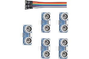 Hailege 5 szt. HC-SR04 Ultradźwiękowy czujnik odległości dla Arduino UNO MEGA Nano 51/STM32