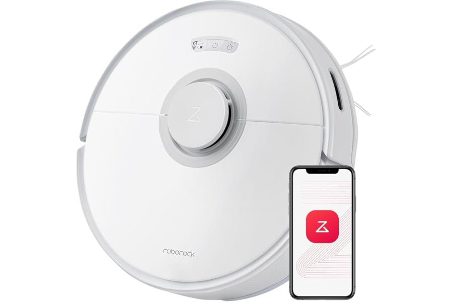 Roborock Q7 Max Saugroboter mit Vollgummibürste, 4200Pa Saugkraft, PreciSense-LiDAR-Navigation & 3D 
