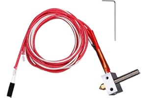 UEETEK Estremità assemblata parte estremitrice per stampante 3D 1.75mm filamento alimentazione diretta 12V estrusore 0.4mm ugello