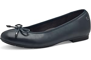 Tamaris Comfort Damen Ballerinas aus Leder mit Schleife