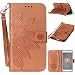 Produktbild Galaxy S5 Leder Hülle, ZXK CO Schutzhülle PU Leder Flip Tasche Case mit Integrierten Kartensteckplätzen und Ständer für Samsung Galaxy S5 Wallet Case mit Blumen Schädel Traumfänger Muster-Braun Mandala