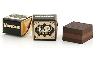 Venchi - Cremino Extra Fondente, Cioccolatini Fondenti con Pasta di "Nocciola Piemonte IGP" e Mandorla, Busta da 1 kg, Senza Glutine, Senza Coloranti e Senza Conservanti