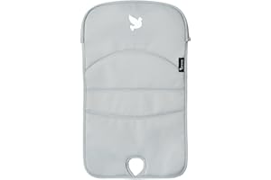 APRAMO FLIPPA Sitzerhöhung Faltbarer Boostersitz Kindersitz Polster (Grau)