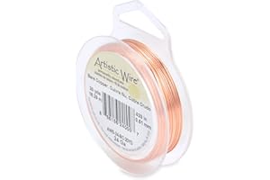 Artistic Wire Bare Copper Craft Wire, 24 Gauge / .51 mm, 20 yd / 18.2 m