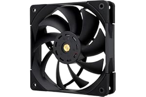 Thermalright Ventilador de CPU TL-C12PRO de 120 mm, rodamiento S-FDB, ventilador de ordenador para control PWM, 1850 RPM by Performance Airflow Fan (negro)