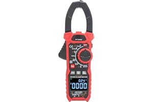 LIEBEWH Multimetr, HT208D Cyfrowy miernik cęgowy, miernik napięcia AC/DC Tester napięcia NCV 6000 zlicza do zasilania konwersji częstotliwości