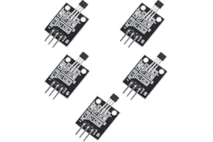 ARCELI 5Pcs Hall Effect KY-003 Modulo sensore magnetico DC 5V per Arduino PIC AVR Smart Cars