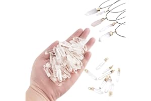 SVOCK Bergkristall Rohstein Transparent 200g, Bergkristall Stein Natürliche, Natürliche Edelsteine Und Kristalle, Steine Meditations-Therapie Deko, Pendel Kristall-Edelstein