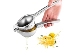 GIVUAIME Presse-Agrumes en Zinc de Haute Qualité, 2025 Nouve Presse Agrumes Manuel, Sûr Et Durable Facile à Nettoyer, Grand Presse Citron Pour Cuisine, Bar, Restaurant et Tous les Fruits (1)