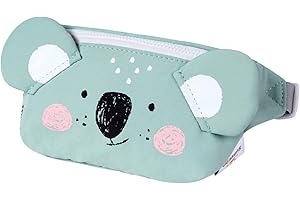 SUNVENO Baby Sac ventral, Sac Banane, Sacoche de Hanche pour Enfants garçons, Filles,Superbe Cadeau pour Les Petits Enfants à l'école Maternelle (Vert Koala)