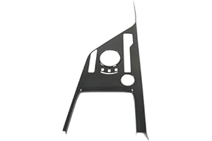 KEENSO Wewnętrzna rama zmiany biegów samochodu, osłona skrzyni biegów miękki styl włókna węglowego wygodny uchwyt lewa strona wymiana skrzyni biegów dla Niro