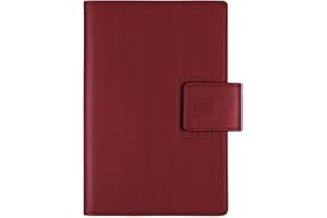 Finocam - Agenda con Bloc de Notas DuoUno 2025 Semana Vista Horizontal Enero 2025 - Diciembre 2025 (12 meses) Burdeos Español