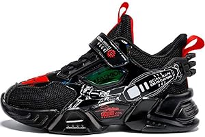 WZRUISEN Scarpe per Bambini Scarpe da Corsa Sportive in Rete Traspirante Alla Moda per Bambini Piccoli