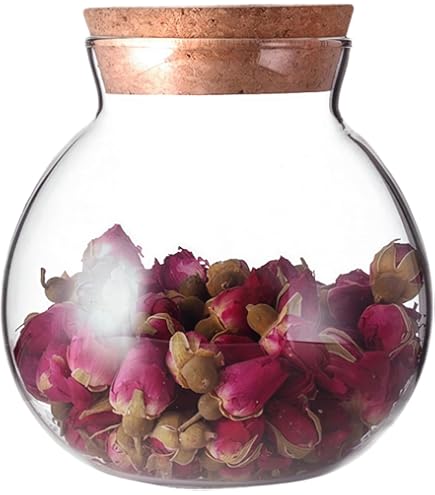 Rayher Vaso In Vetro Con Tappo In Sughero – 9,5 Cm Di Diametro, 16,5 Cm Di Altezza, Per Fai-da-te E Creazioni