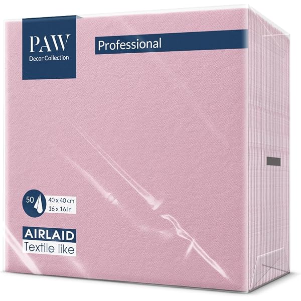 Sovie HOME Servietten FLAMINGO – 12 Stück, 40x40 Cm, Airlaid, Rosa-pink Für Sommerpartys