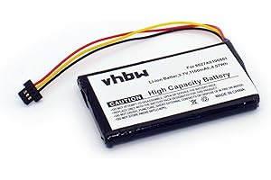 vhbw 1x Akku kompatibel mit Tomtom XL IQ Routes Edition, XL2 V4, 4ET0.002.02, 4ET03, XL IQ GPS Navigation Navi (1100 mAh, 3,7 V, Li-Ion)