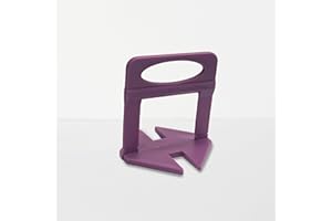 NIVELPRO Clips niveladores de azulejos de 1mm, Pack de 1000uds, Espaciadores de azulejos, Sistema de nivelación de azulejos (Clips 1mm, 1000 uds)