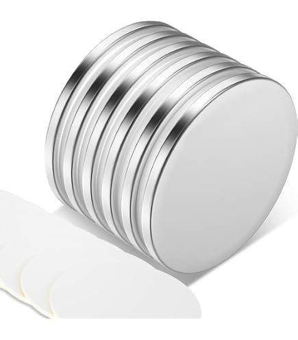 Realth Magneti a Barra al Neodimio 2 pezzi con Rivestimento Epossidico Nero Forte Magnete Permanente 60 mm * 20 mm * 5 mm per Frigorifero ufficio progetti scientifici e artigianato (MC602B