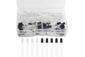 BGTXINGI 50 pairs 5mm 940nm Infrared Diode LED Emission and IR Receiver