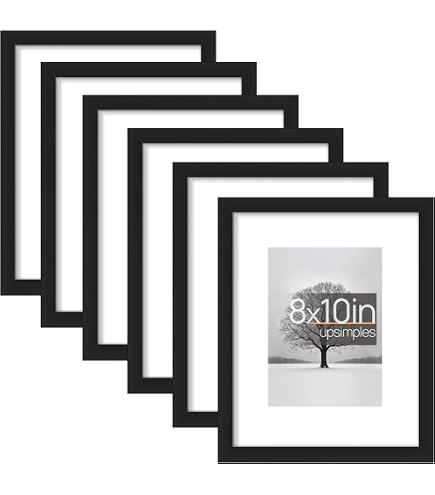 Ikea KNOPPANG - Cornici quadrate per foto, 23 x 23 cm (con 13 x 13 tappetini), in plastica e fibra di legno, 303.871.23, set di 2