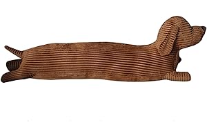 gaomin Chien Teckel Oreiller en Peluche, Mignon Animal en Peluche Jouet en Peluche, Mignonne Moelleux Confort Coussins en Peluche, Jouet en Peluche Doux Hug Corps Oreiller