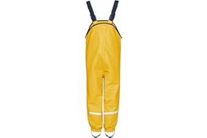 Playshoes Fleece-Bib Shorts - Pantalones Impermeable Unisex niños