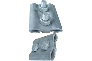 PAG Turbo GmbH® - Blitzschutz Blitzableiter Parallelverbinder für Rundleitung 8-10mm feuerverzinkt Art. Nr. BS20