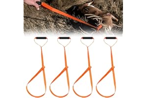 HOVCEH 4 Stück Deer Drags, Zugseil Hirsch-Schleppseil, Jagdzubehör Seil Hirsch-Zuggeschirr, Robuste rutschfest Bergehilfe Ziehgurt für Outdoor-Jagd, Jagd Zubehör für Universelle Verwendung