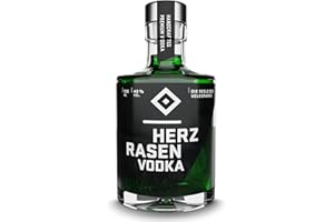 ‎HERZRASEN HERZRASEN 0,1L Vodka HSV Edition mild & vollmundig - 40% Vol. Hochwertiger Vodka für HSV & Hamburg Fans - Edler deutscher Vodka