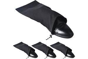 BlesMaller Shoe Bags for Travel 100% Cotton Golf Shoe Bags for Men & Women Dust Storage Bags