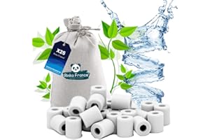 Rinko France |25 Perles de Céramique Pour Filtrer l’Eau du Robinet - Anti Calcaires - élimine Le Mauvais Gout - Ideal Pour Carafe, Cafetière, Bouilloire, Purificateur Naturel Eau Robinet