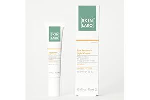 SKIN LABO SkinLabo - Crema Recovery Borse e Occhiaie ad Effetto Lifting, Effetto Distensivo e Rilassante, con Eyeseryl Peptide e Haloxyl Peptide - 15 ml