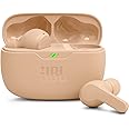 JBL Wave Beam In-Ear Wireless Earbuds with IP54 and IPX2 Waterproofing, Hands-Free Calling and 32-Hour Battery Life, Beige