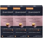 Davidoff Crema Intense Lungo Smooth &amp; Rounded Aluminium Kaps&uuml;l Kahve 10'Lu 3X10