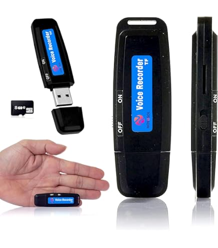 32Go Enregistreur Vocal Numérique, Wevoor Dictaphone avec Activation