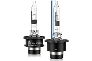 ‎ERATO Erato D2R Xenon Brenner HID Scheinwerferbirnen, 8000K 35W Diamond Blau Birnen Xenon Entladungslampe Fernlicht 12V Ersatzlampe Scheinwerfer wasserdicht Auto HID Ersatz Kit,2 Stücke