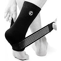 MIGIFTDY Fascia Elasticizzata Per Caviglia In Rame, Taglia L, Compressione Per Fascite Plantare E Tendine D'Achille