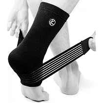 MIGIFTDY Fascia Elasticizzata Per Caviglia In Rame, Taglia L, Compressione Per Fascite Plantare E Tendine D'Achille