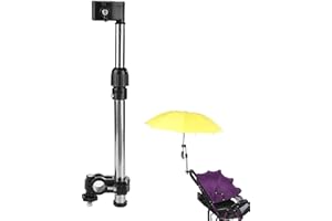 SNOWTAIN Schneespitze Regenschirmhalter,Regenschirm Halter für den Spaziergänger,Edelstahl-Regenschirmständer Einziehbarer Regenschirmhalter Fahrrad Regenschirm Strecken Berg Stand