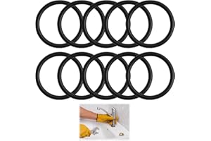 EDDRFY Set di 10 anelli di tenuta in gomma, 55 mm, diametro esterno 45 mm, diametro interno, anelli in gomma per guarnizioni per piscina, sanitari, pompe, set di guarnizioni, forniture per officina