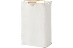 Fousenuk Kosz na Pranie z Drewnianą Rączką