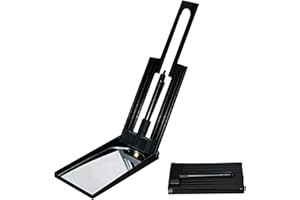 EYCCIER Miroir d'inspection Miroir d'inspection télescopique Portable sous véhicule Miroir télescopique Miroir en verre acrylique Batterie à main large angle Miroirs d'inspection à main pour le tube de can