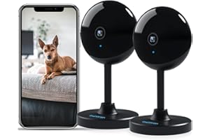 owltron 2K Indoor Camera, Home Security Camera for Baby & Elder, Motion Detection, Night Vision, 2-Way Talk WiFi Camera Wireless, Baby Monitor Works with APP & Alexa- 2 Pack