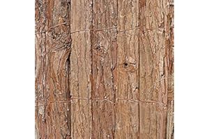 WALTONS EST. 1878 Waltons Bark Fencing Outdoor Screen, Screening Panel for Gardens, Balcony, Terraces, Wind/Sun Privacy Shield Divider (1.8 x 4M)
