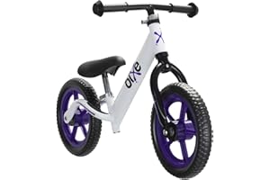 Bixe Vélo d'équilibre Super léger - Seulement 4LBS | Vélo d'équilibre Pro pour Enfants de 3, 4, 5, 6 et 7 Ans – Vélo d'entraînement Sportif sans pédale | Roue de 12 Pouces