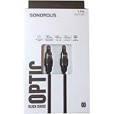 Sonorous Black Series Fiber Optic Cable 3 Meters
